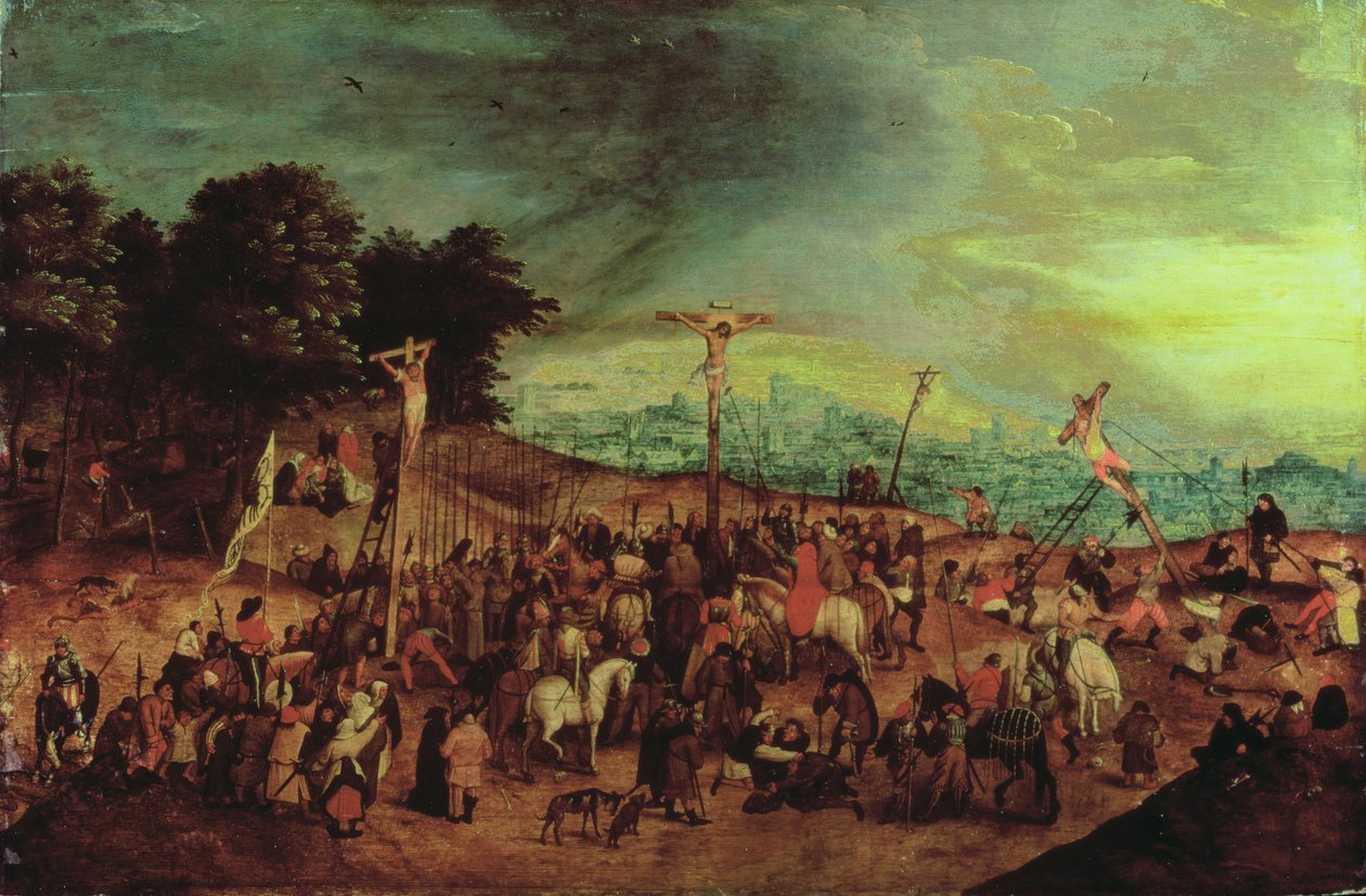 Ukřižování od Pieter Brueghel the Younger