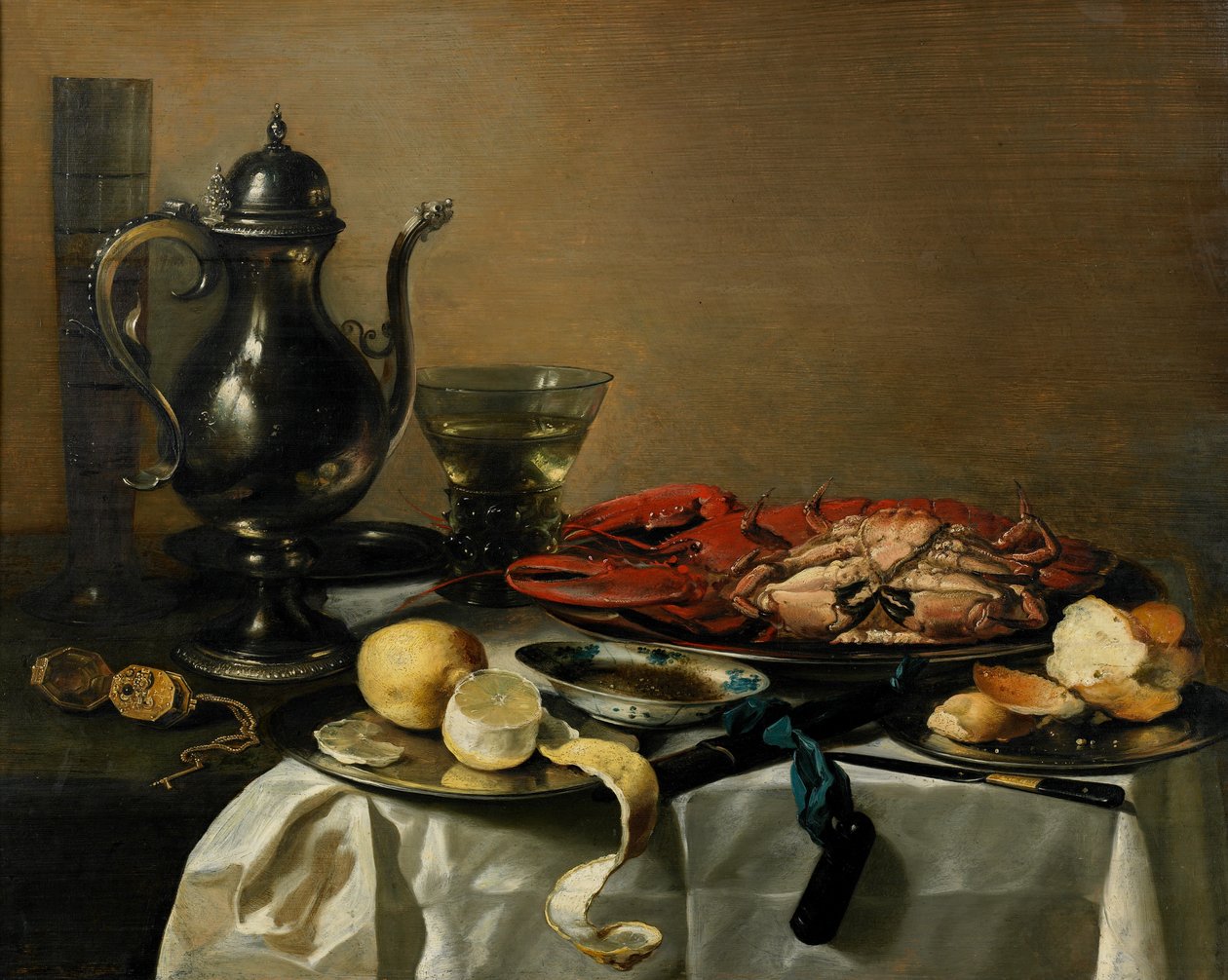 Zátiší, 1643 od Pieter Claesz