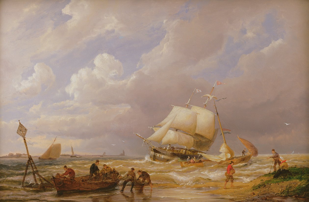 Pampy na Zuider Zee, 19. století od Pieter Cornelis Dommerson