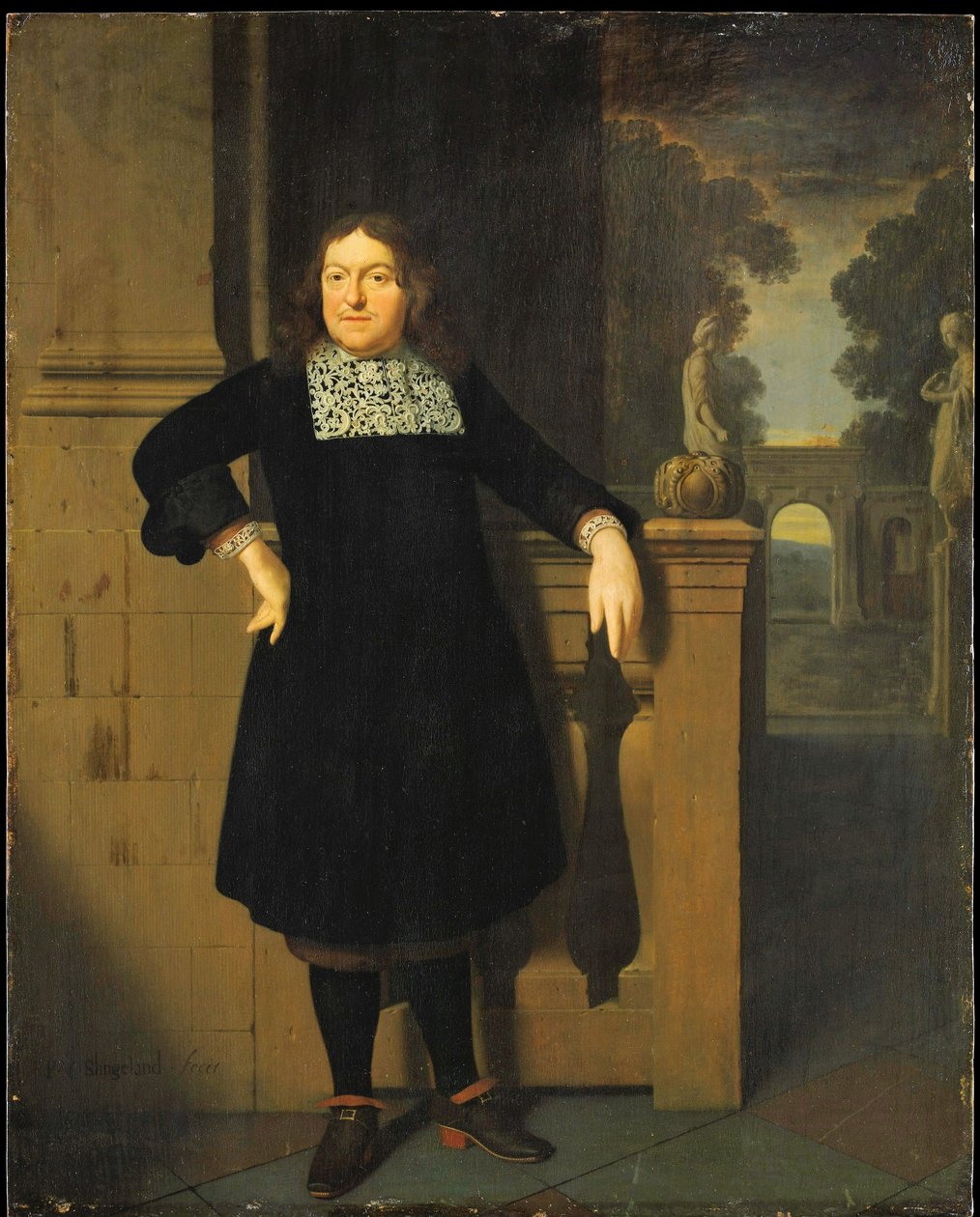 Portrét Johana Hulshouta (1623–1687) od Pieter Cornelisz van Slingelandt