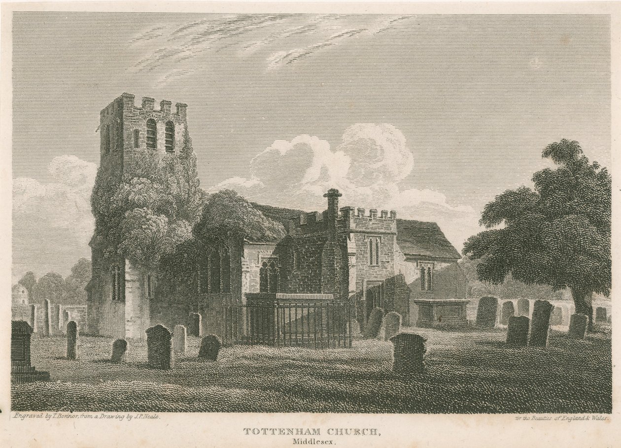 Tottenham Church, Londýn od Pieter Jansz. Quast