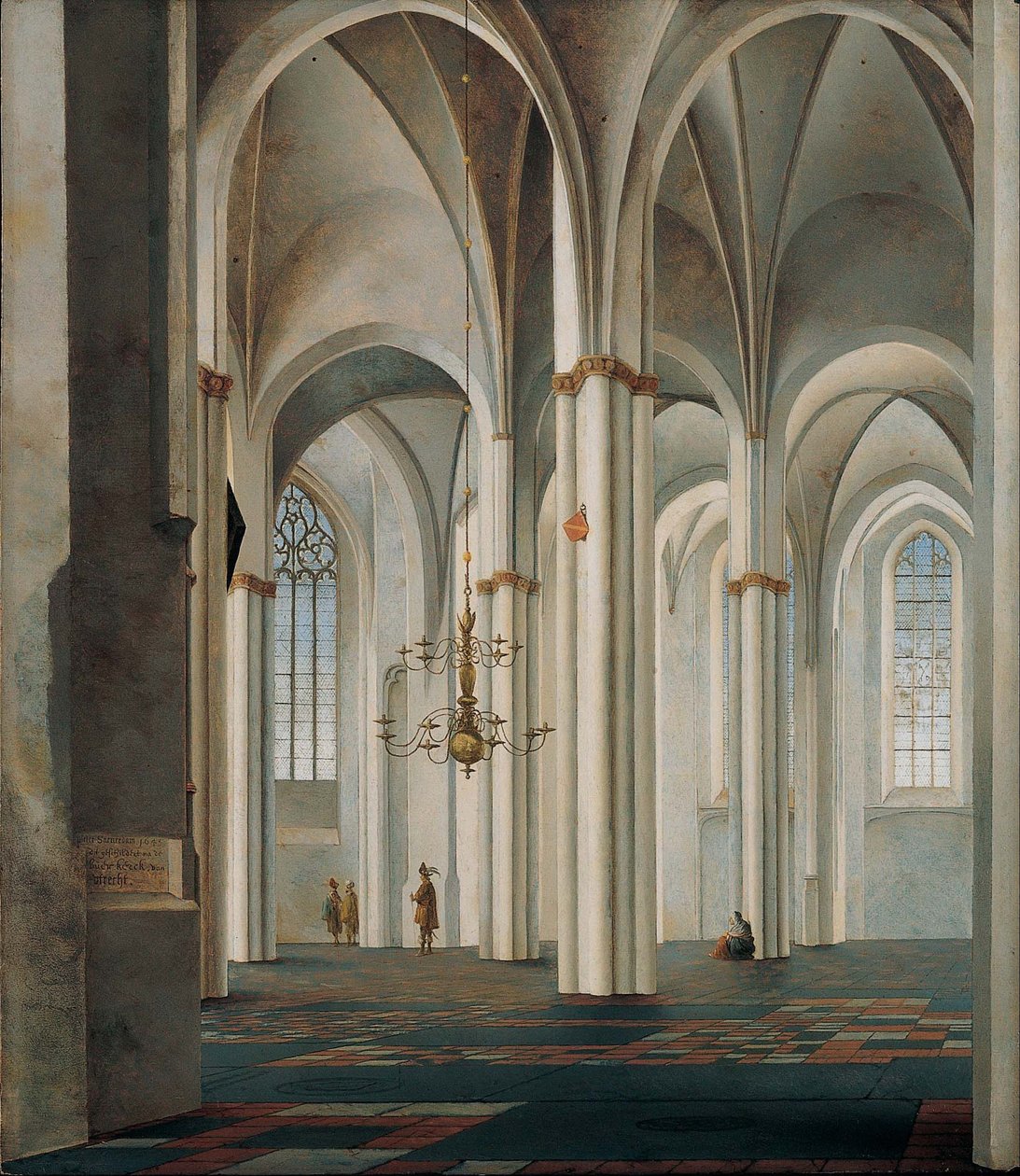 Interiér Buurkerk, Utrecht od Pieter Janszoon Saenredam
