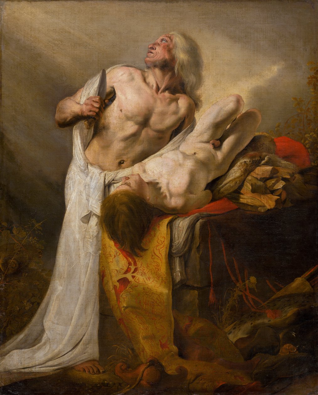 Izákova oběť od Pieter Fransz de Grebber