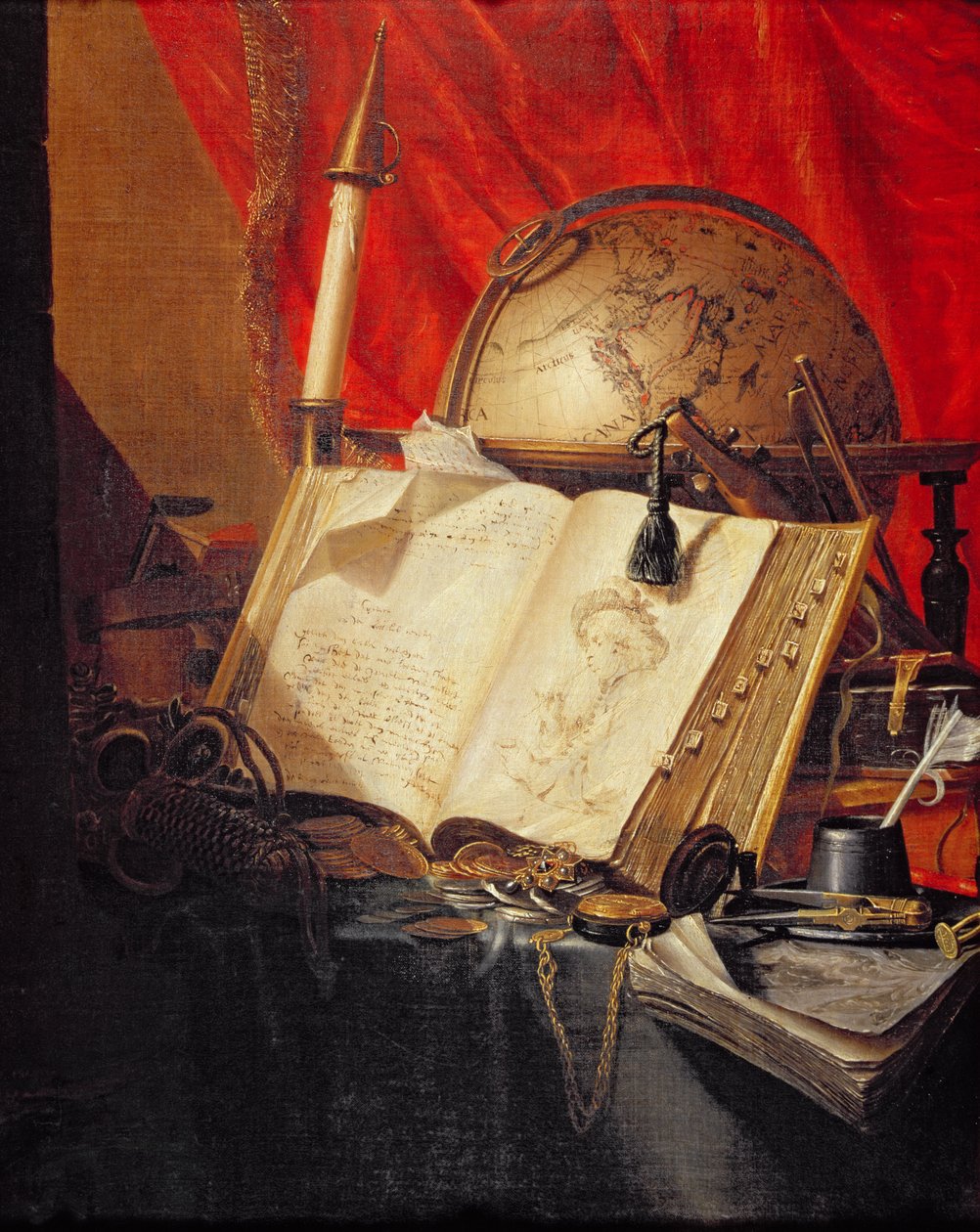 Zátiší Vanitas od Pieter de Ring