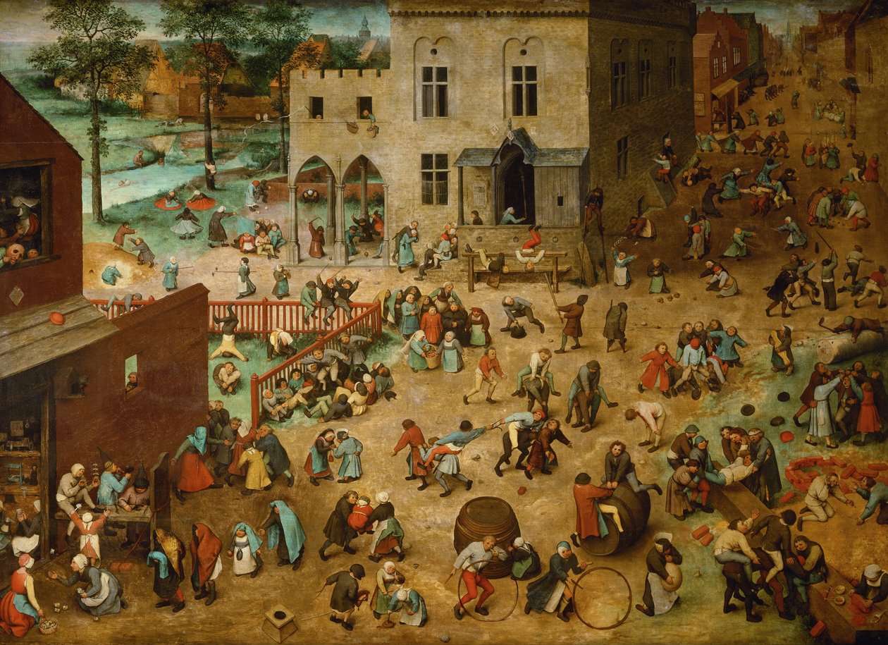 Dětské hry, 1560 od Pieter Bruegel the Elder