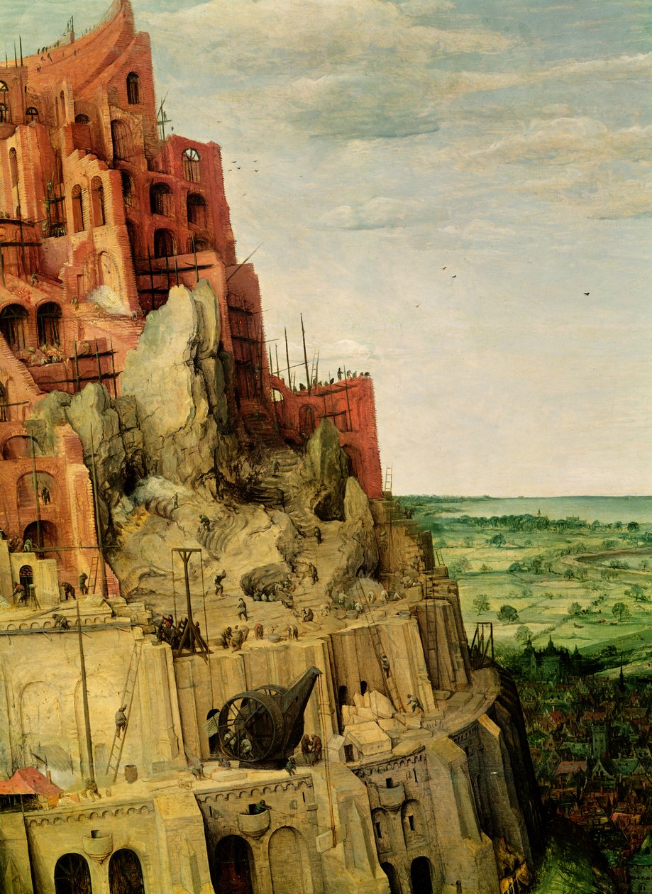 Babylonská věž (detail 345) od Pieter Bruegel the Elder