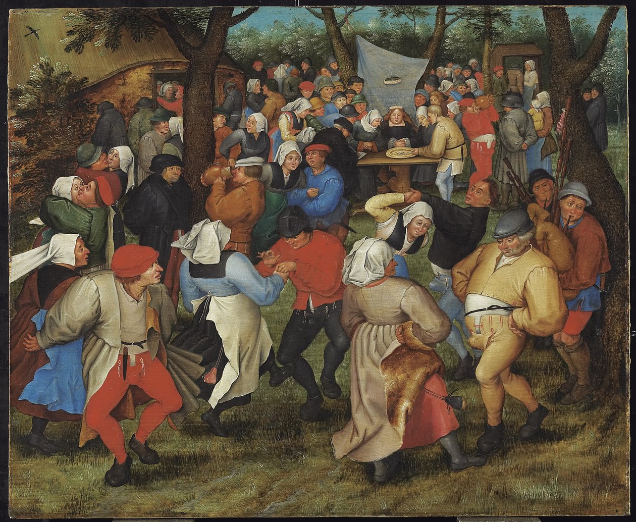 Rolnická svatba od Pieter Brueghel the Younger