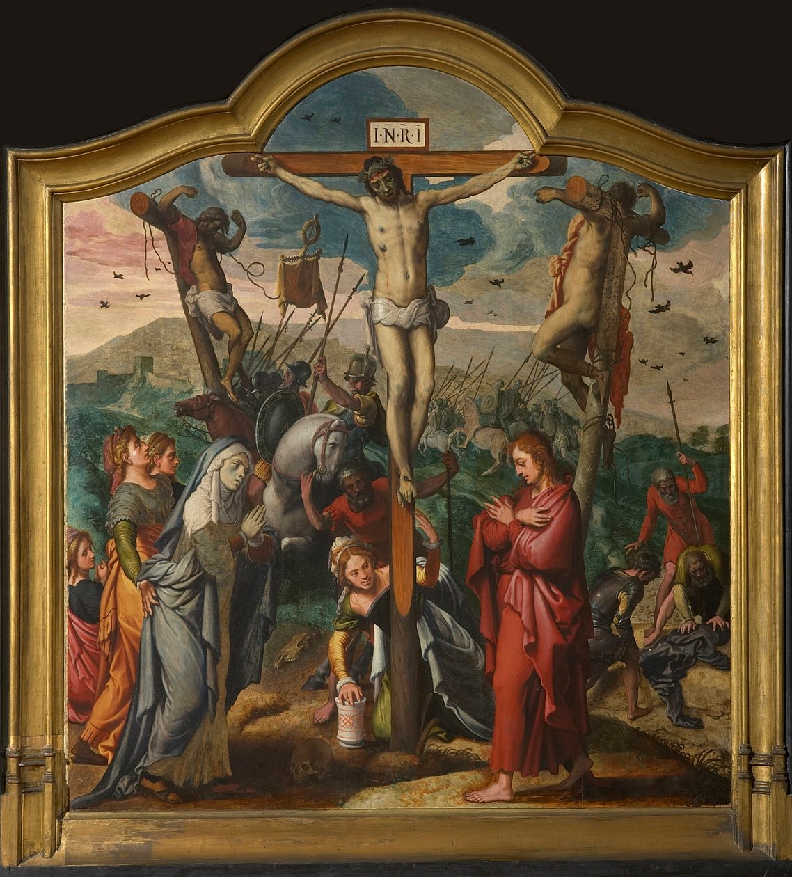Centrální panel Triptych Jan van der Biest. od Pieter Aertsen