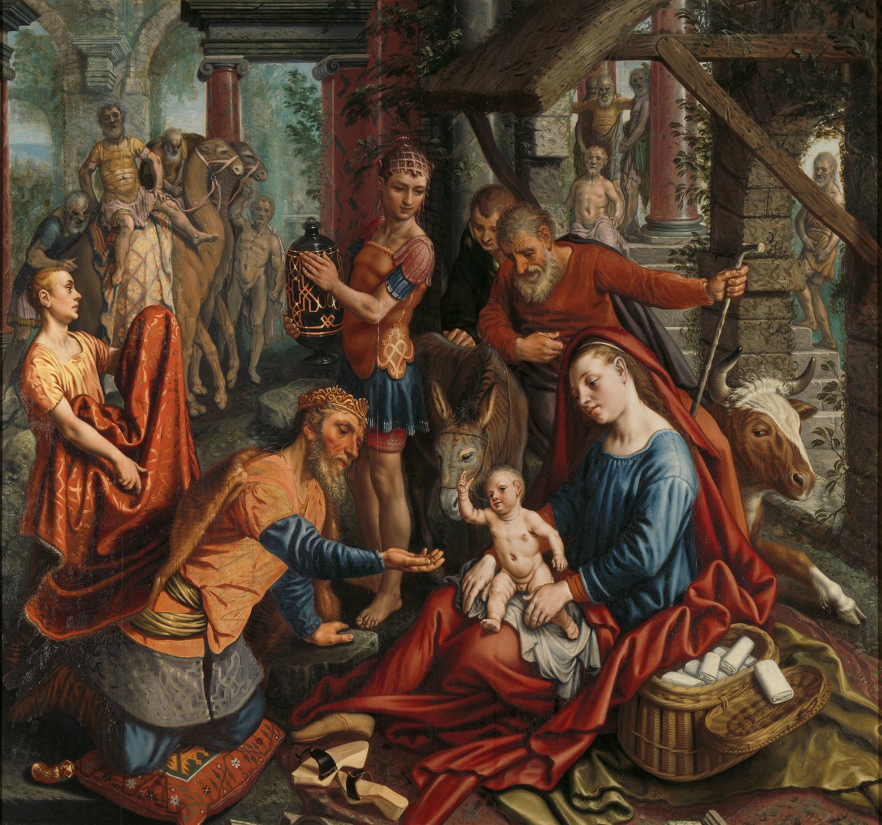 Klanění tří králů od Pieter Aertsen