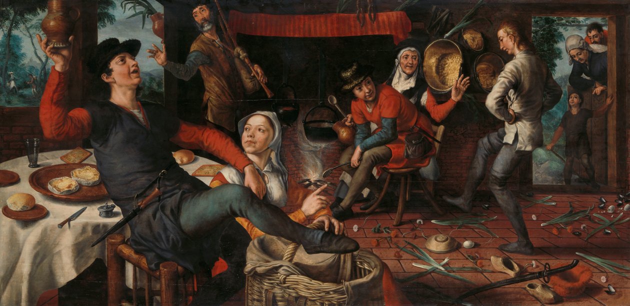 Vaječný tanec od Pieter Aertsen