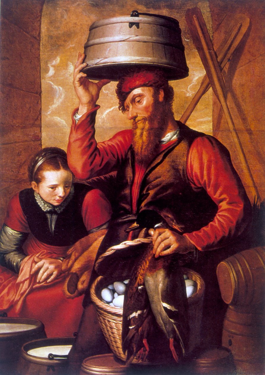 The Game Dealer, 16. století od Pieter Aertsen