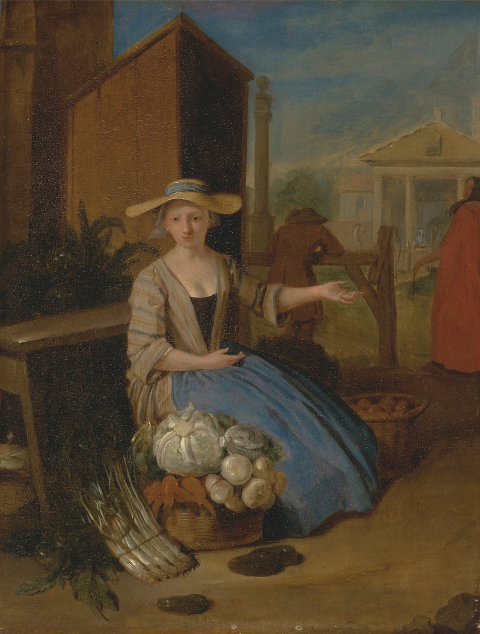 Prodejce zeleniny, Covent Garden od Pieter Angillis