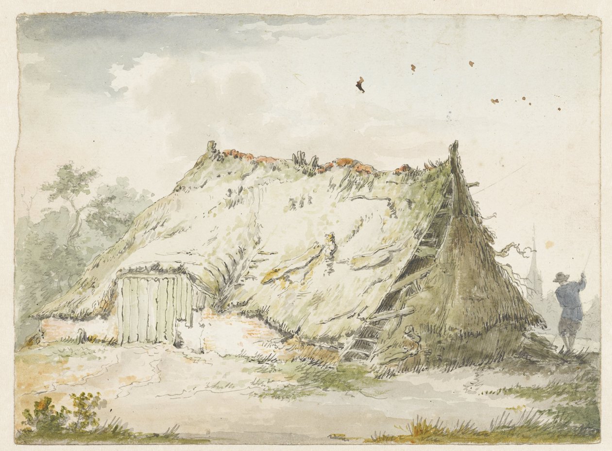 Zchátralá farma od Pieter Bartholomeusz. Barbiers