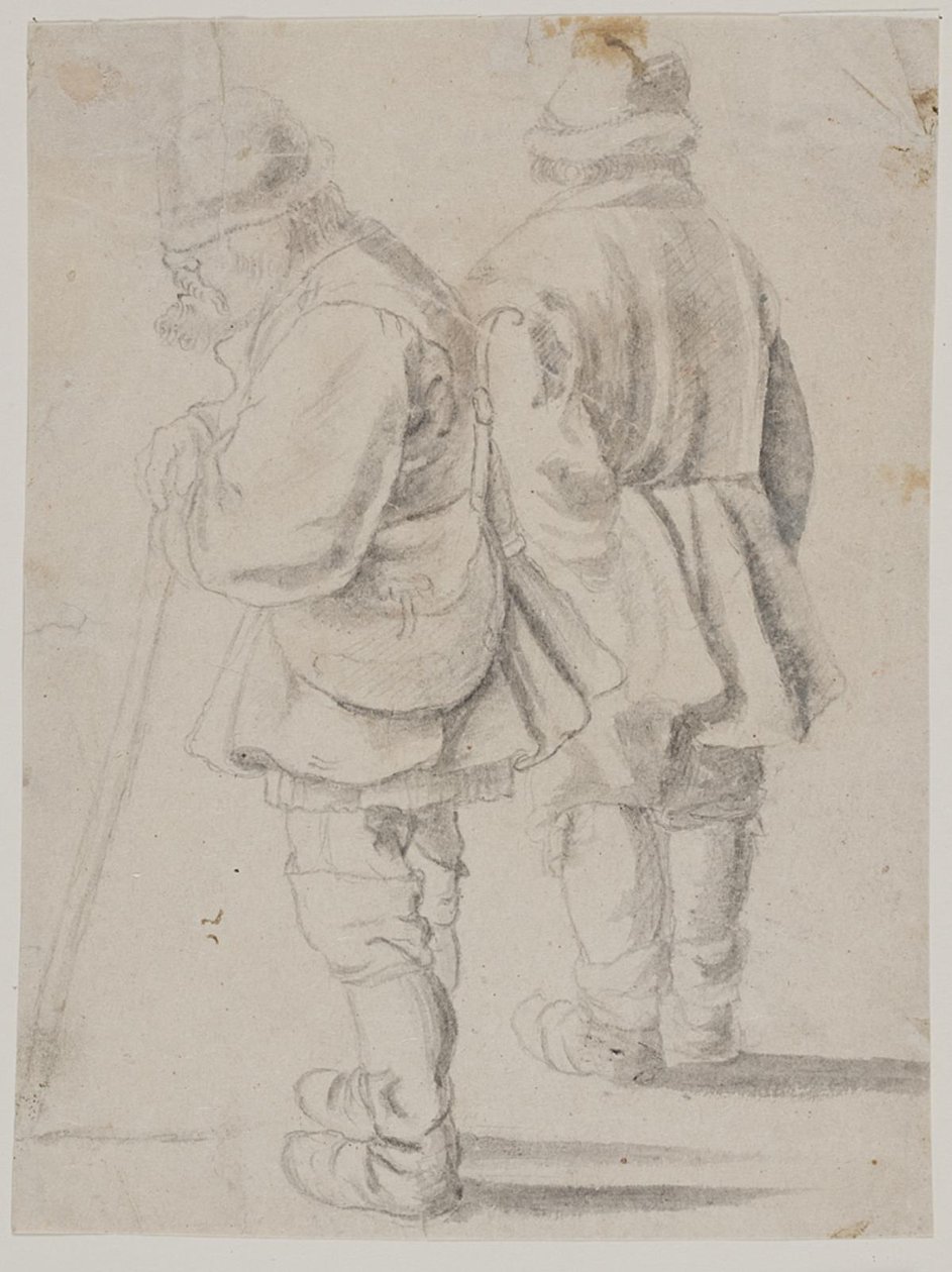 Dva farmáři od Pieter Bruegel d.Æ.