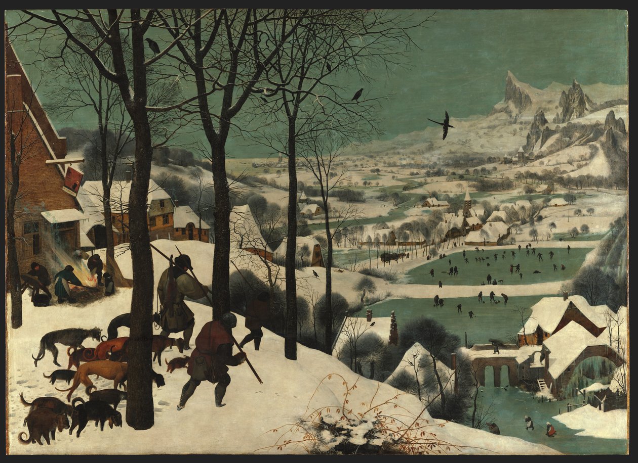 Lovci ve sněhu od Pieter Bruegel the Elder