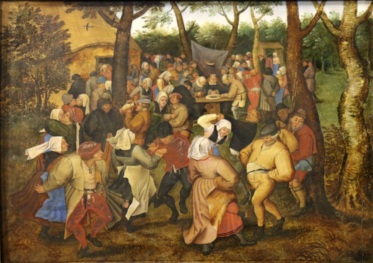 Svatební tanec. od Pieter Brueghel the Younger