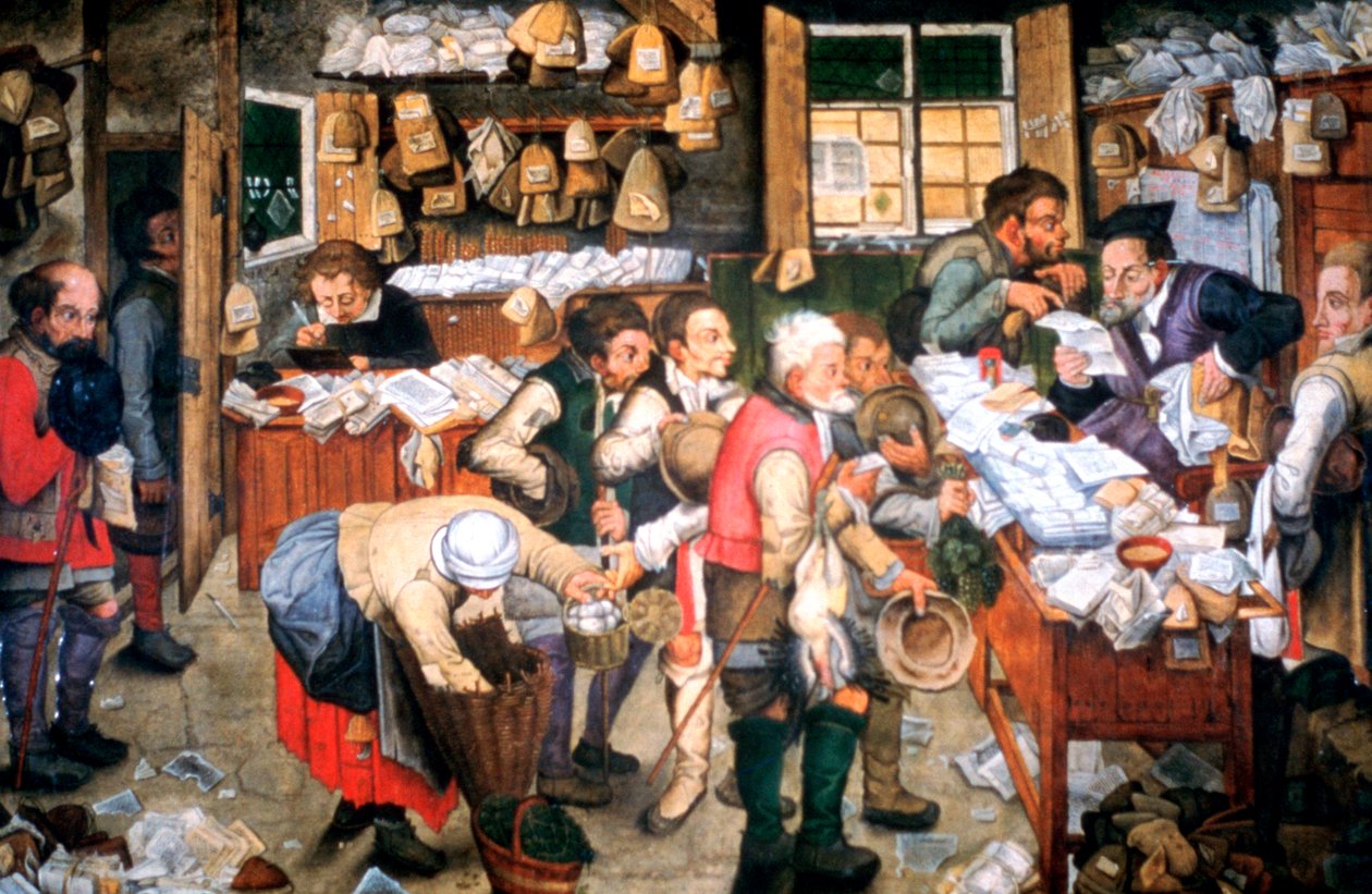 Rent Day, c1584-1638 od Pieter Brueghel the Younger
