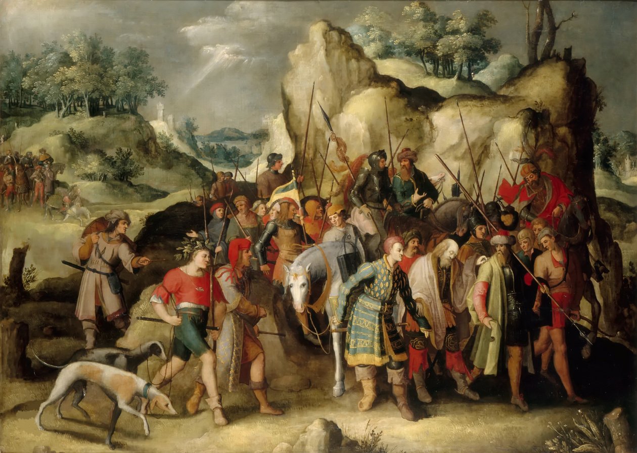 Obrácení svatého Pavla. od Pieter Brueghel the Younger