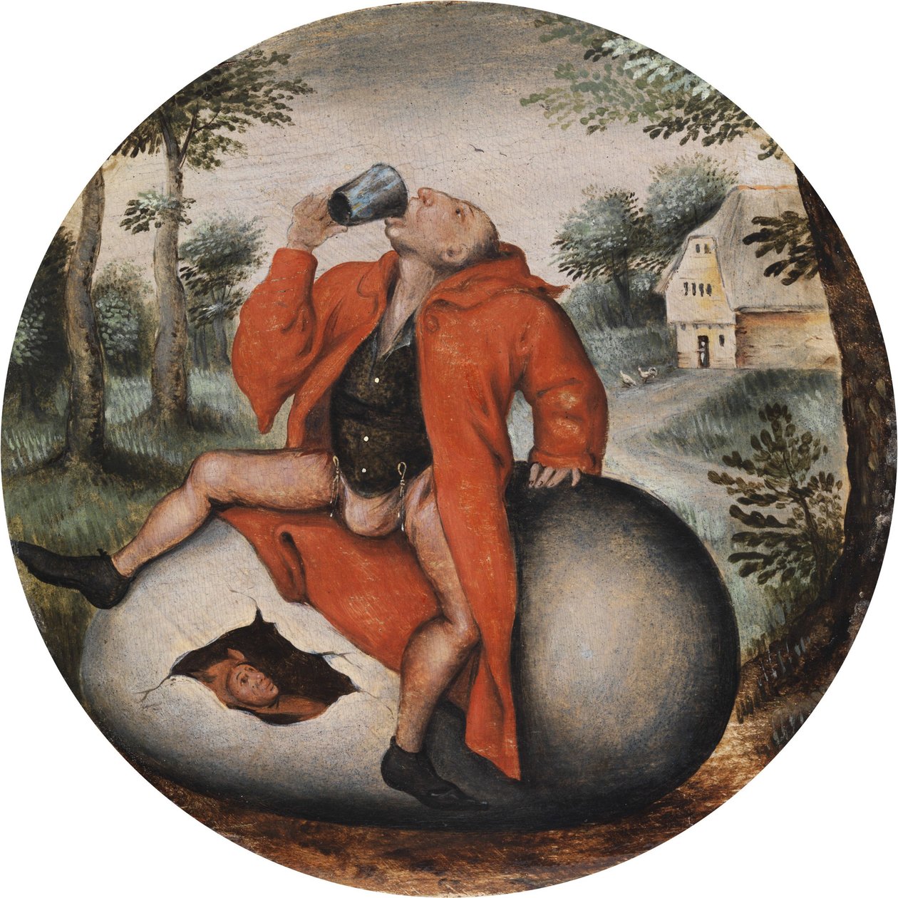 Opilec na vejci. od Pieter Brueghel the Younger