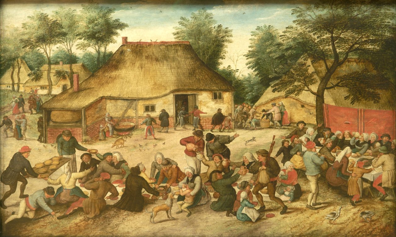 Selská svatba od Pieter Brueghel the Younger
