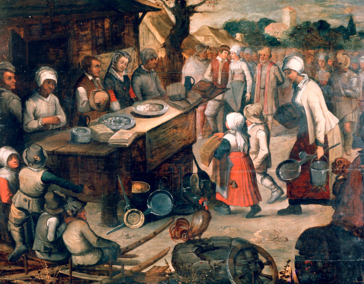 Prezentace dárků, c1584-1638 od Pieter Brueghel the Younger