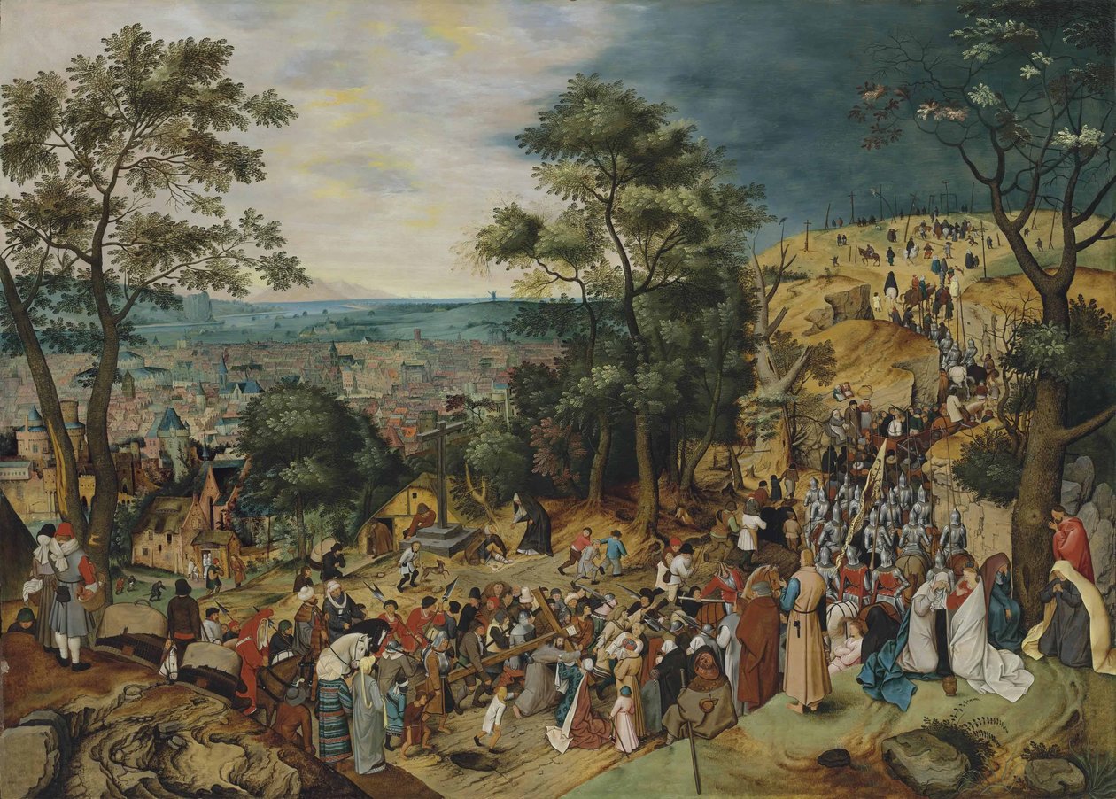 Cesta na Kalvárii od Pieter Brueghel the Younger