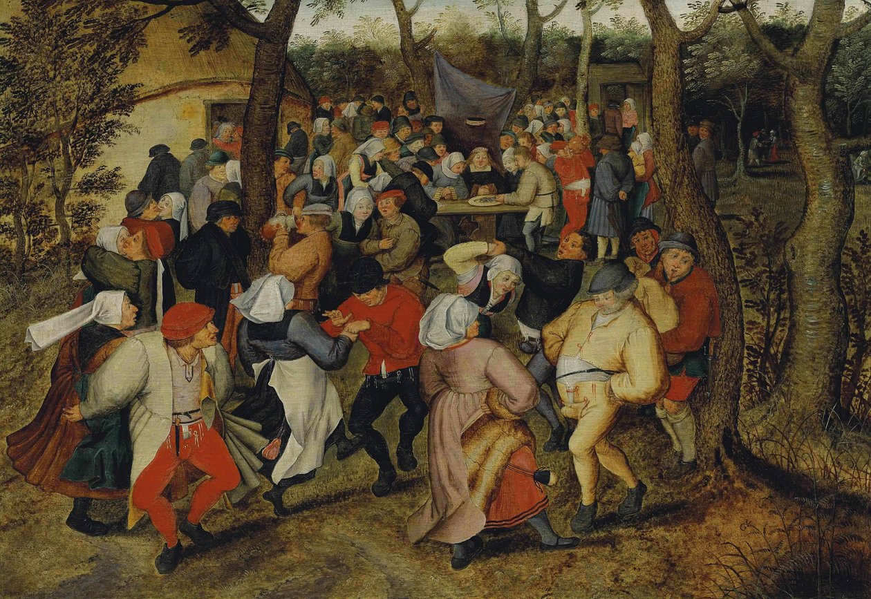 Svatební tanec od Pieter Brueghel the Younger