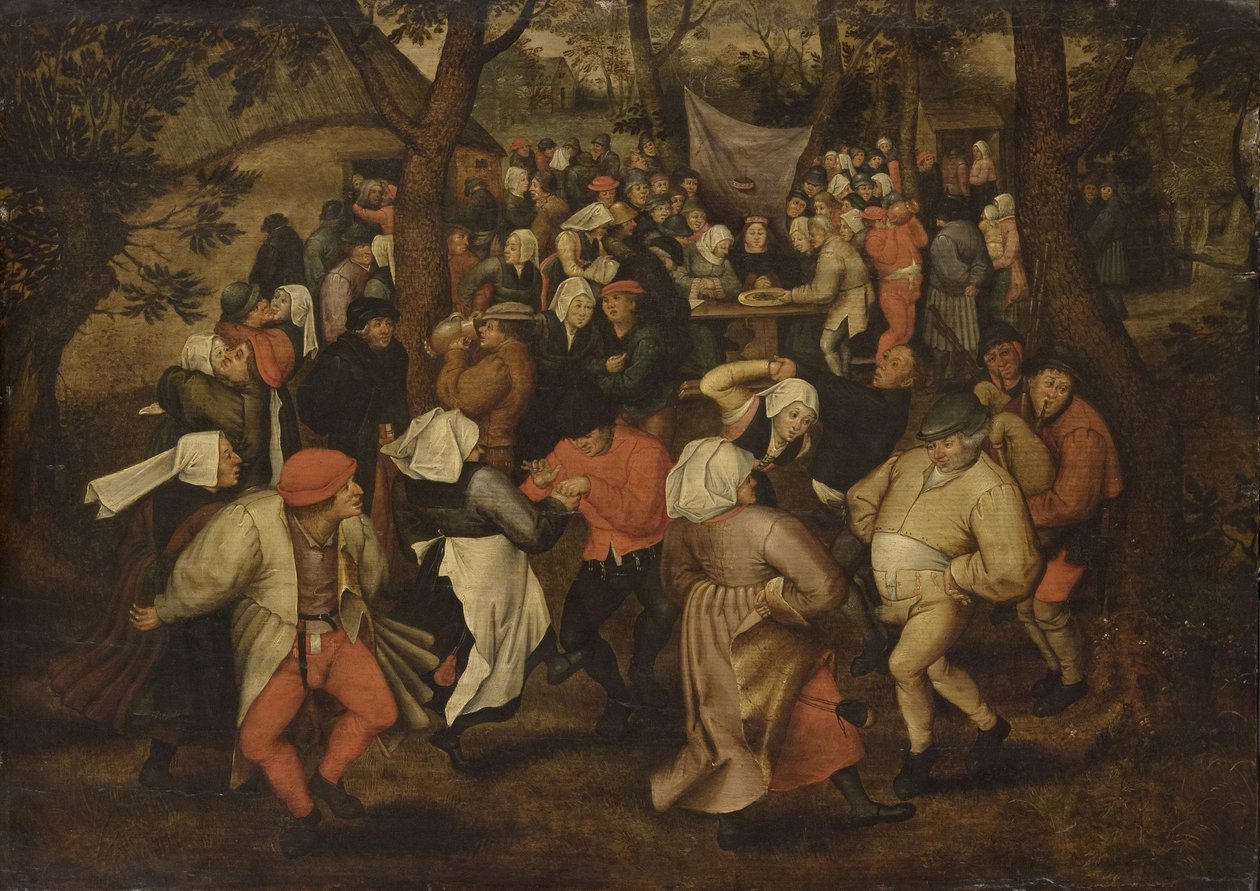 Svatební tanec od Pieter Brueghel the Younger