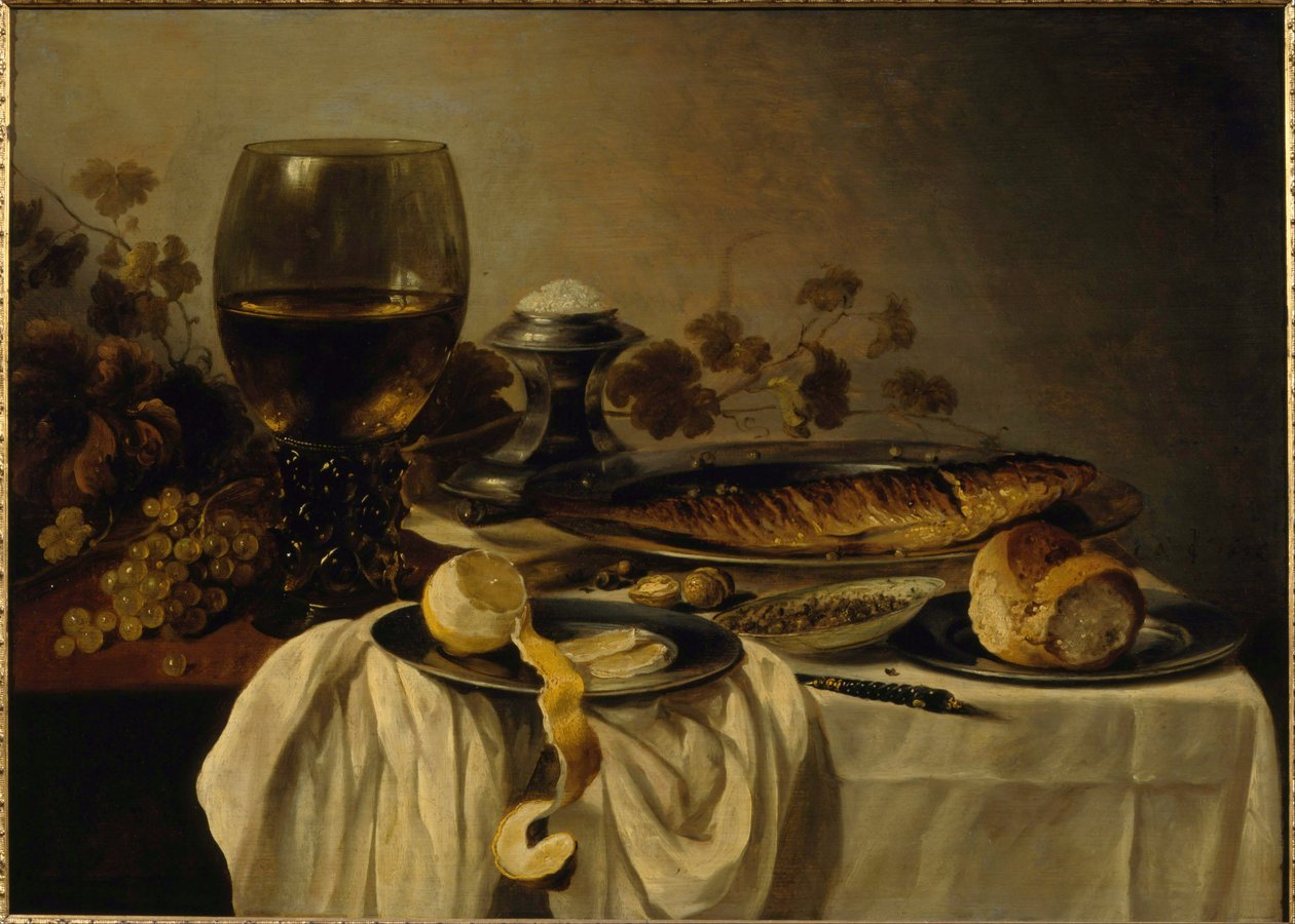 Snídaně od Pieter Claesz