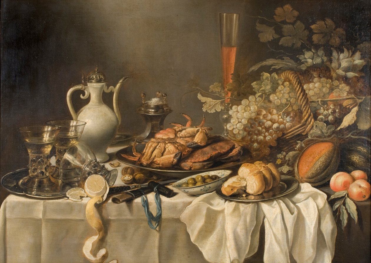 Stálý život od Pieter Claesz