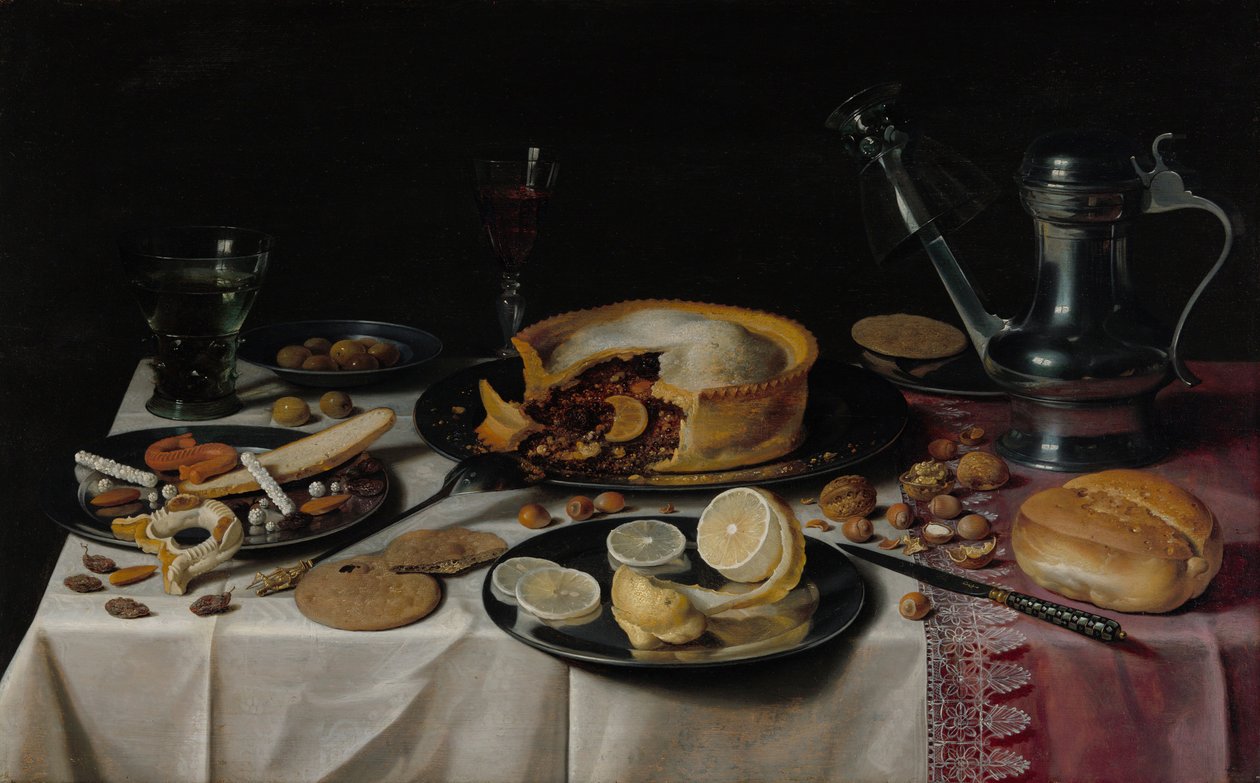 Zátiší, asi 1625. od Pieter Claesz