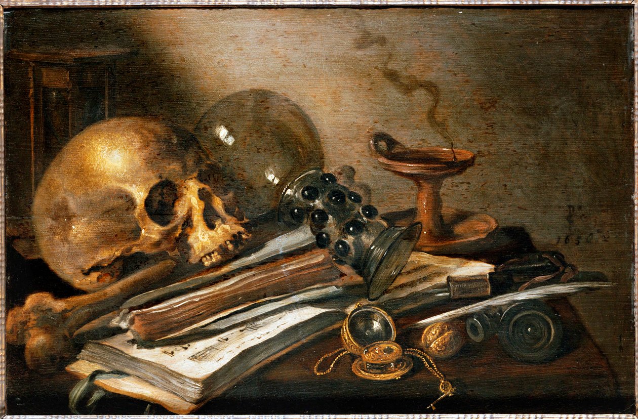 Vanitas, Zátiší od Pieter Claesz