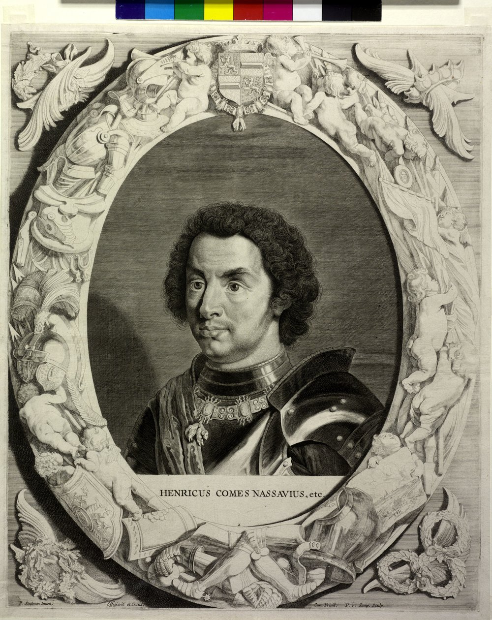 Hrabě z Nassau Jindřich III. od Pieter Claesz Soutman