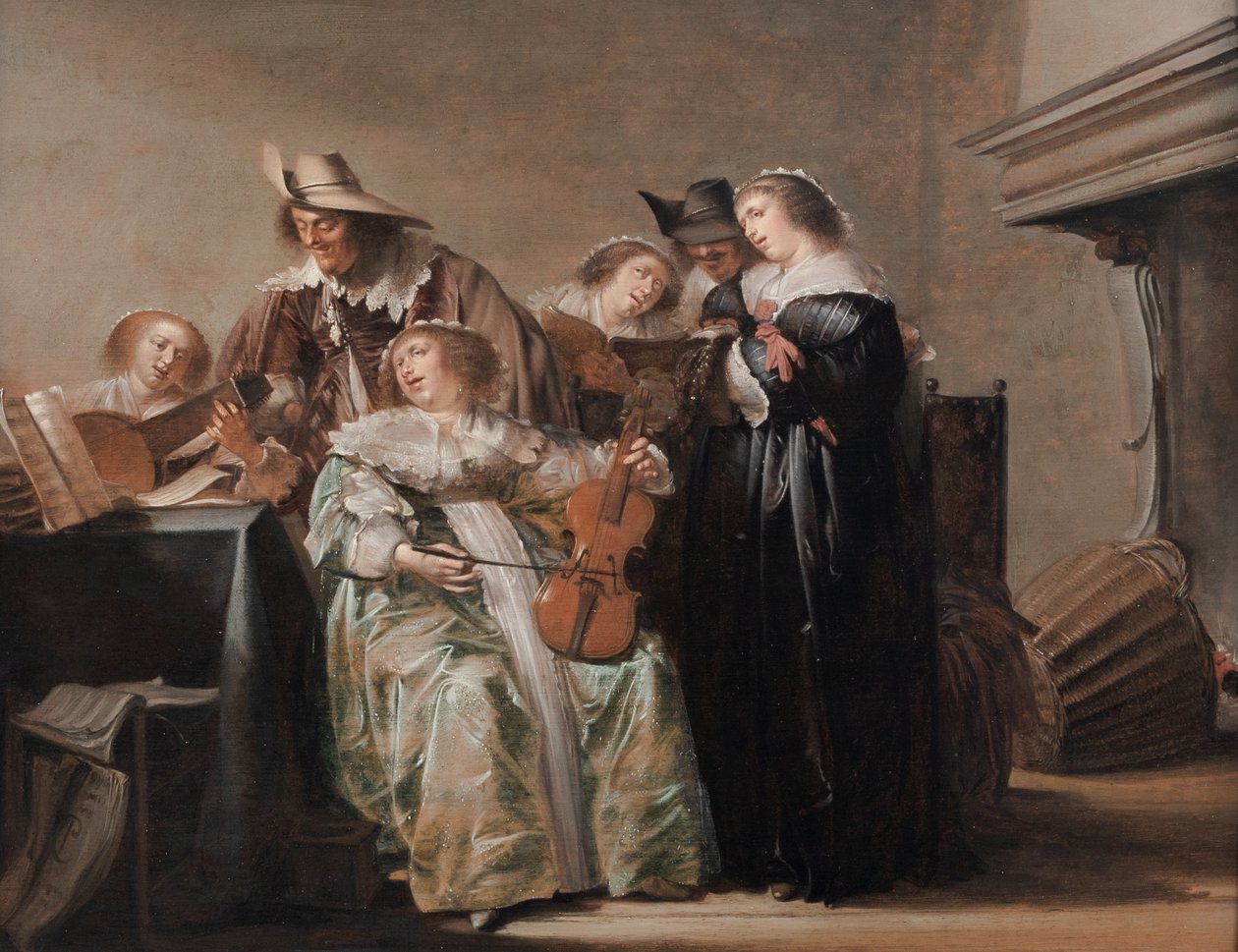 Hudební společnost od Pieter Codde