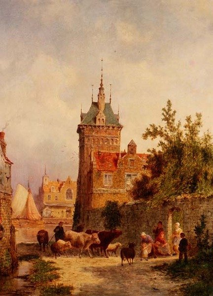 Coblentz, Německo od Pieter Cornelis Dommerson