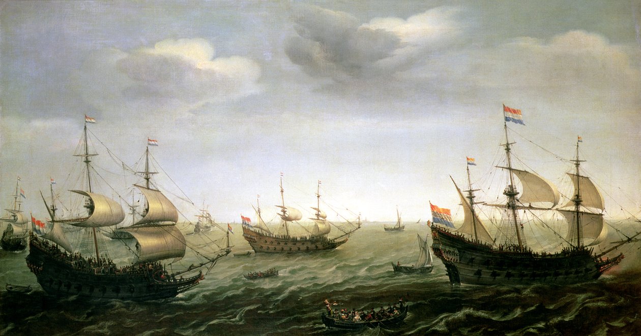 Houtmanova flotila od Pieter Cornelisz. Verbeeck