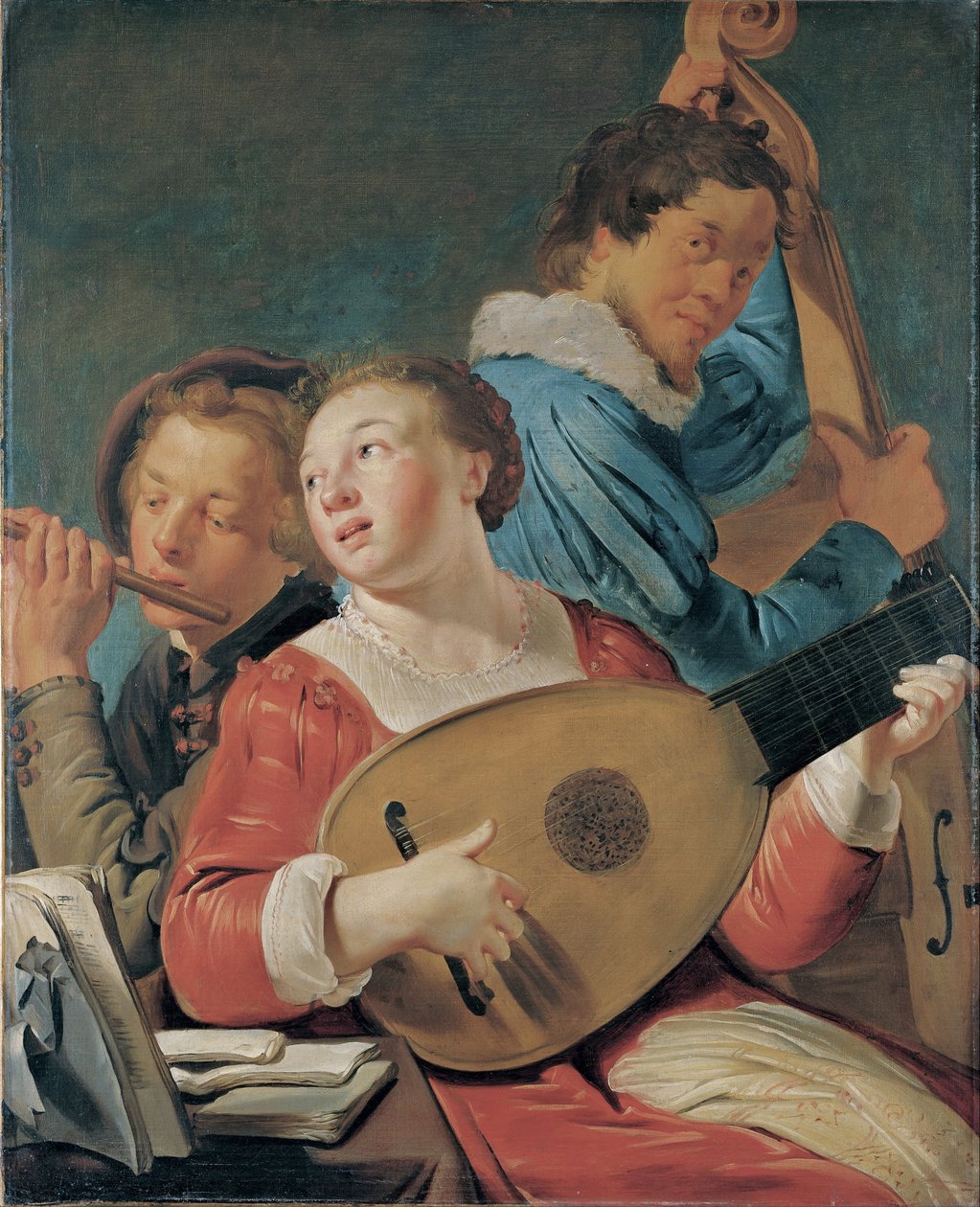 Hudebníci, kolem 1623 od Pieter Fransz de Grebber