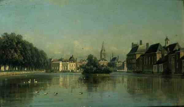 Pohled na Haag od Pieter Gerard Vertin