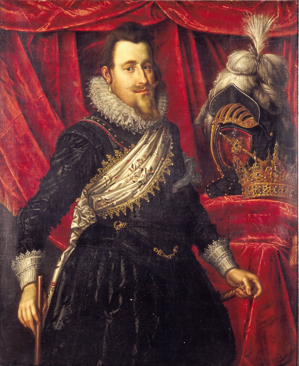 Christian IV, asi 1612 od Pieter Isaacsz