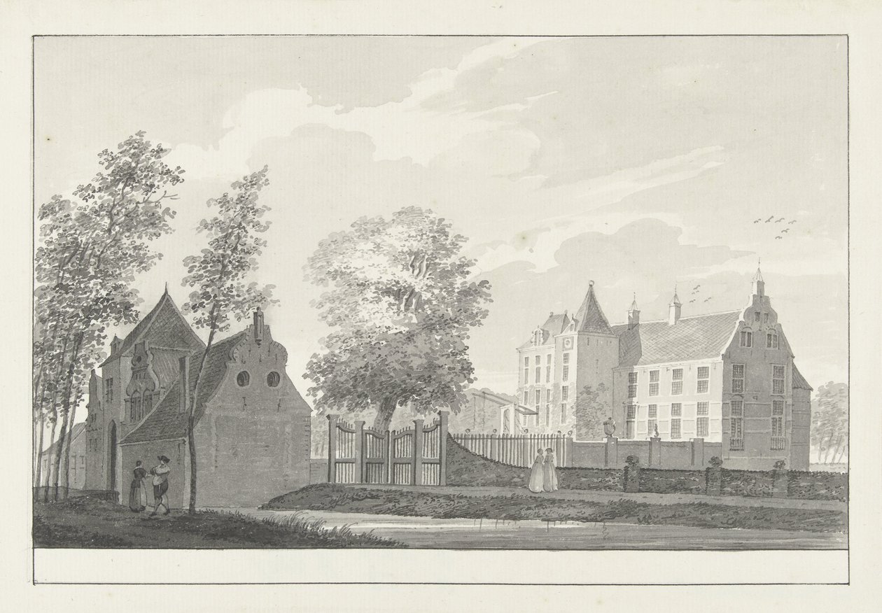 Zámek Geldermalsen od Pieter Jan van Liender