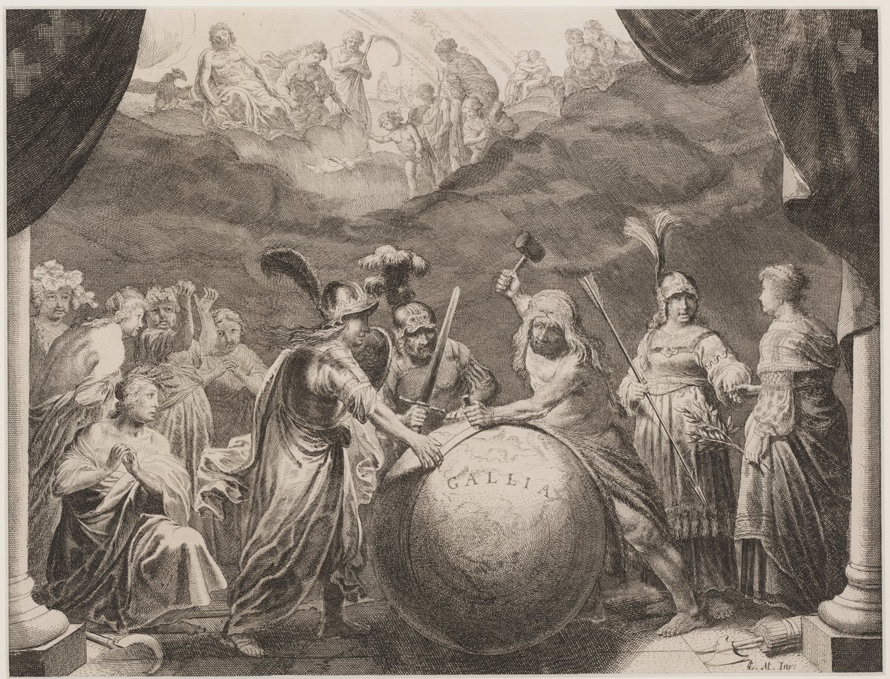 Hercules obnovuje Gallii od Pieter Nolpe