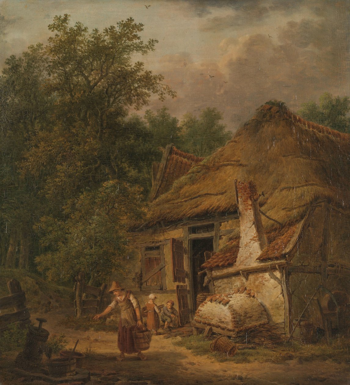 Statek poblíž Helvoirt od Pieter Pietersz. Barbiers