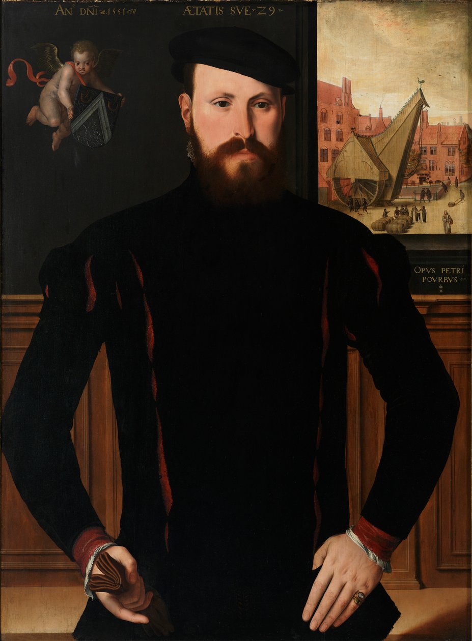 Portrét Jana van Eyewerve, 1551. od Pieter Pourbus