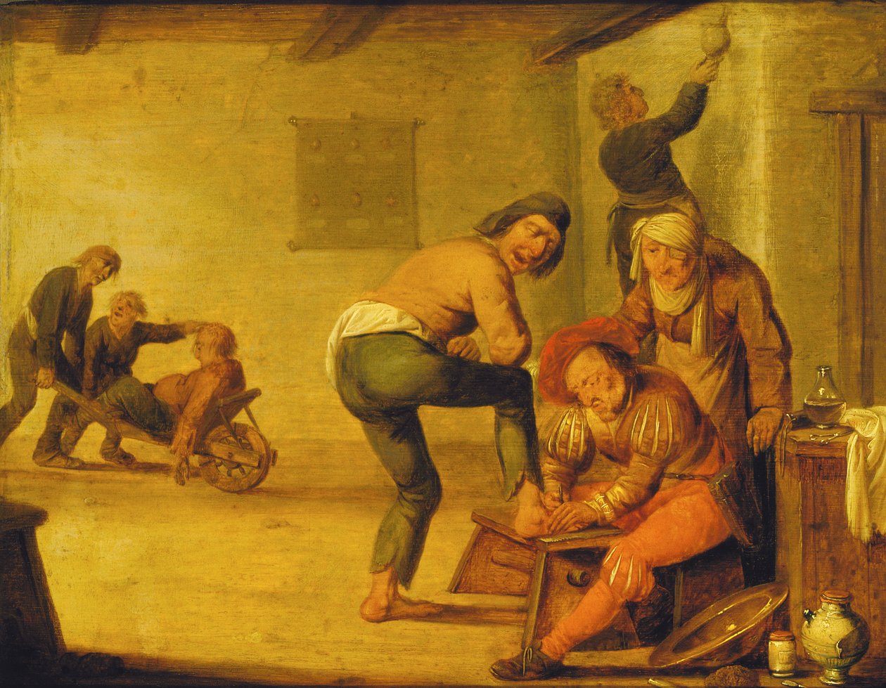 Vesnický chirurg, 1633. od Pieter Quast