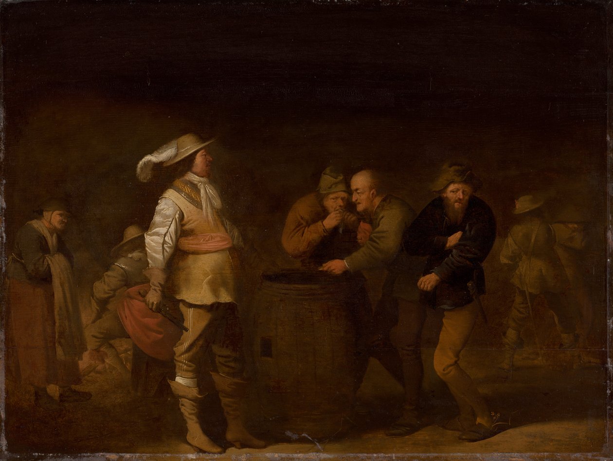 The Yielding of War Booty , c. 1635. od Pieter Quast