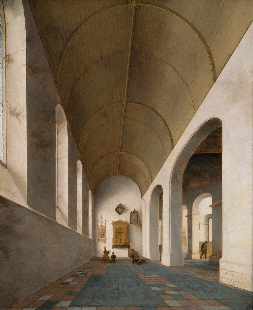 Antonius kaple v Janskerk, Utrecht, 1645 od Pieter Saenredam