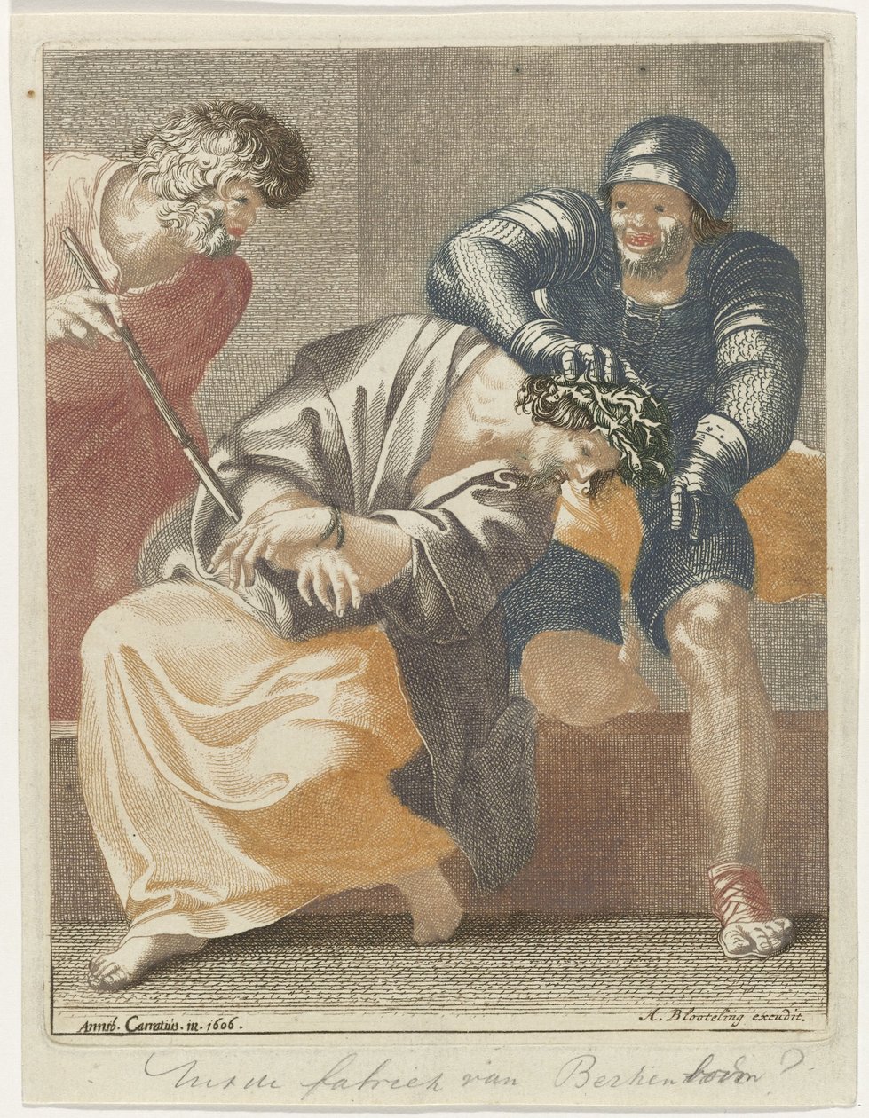 Výsměch Kristu od Pieter Schenk (I) (possibly)
