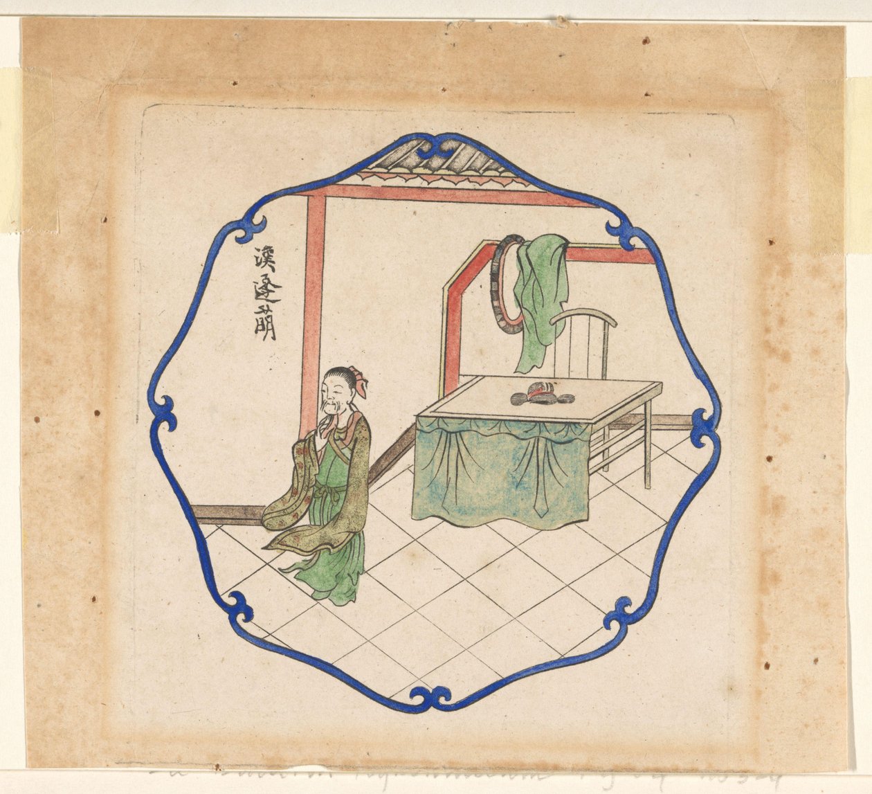 Feng Meng z dynastie Han od Pieter Schenk (I)