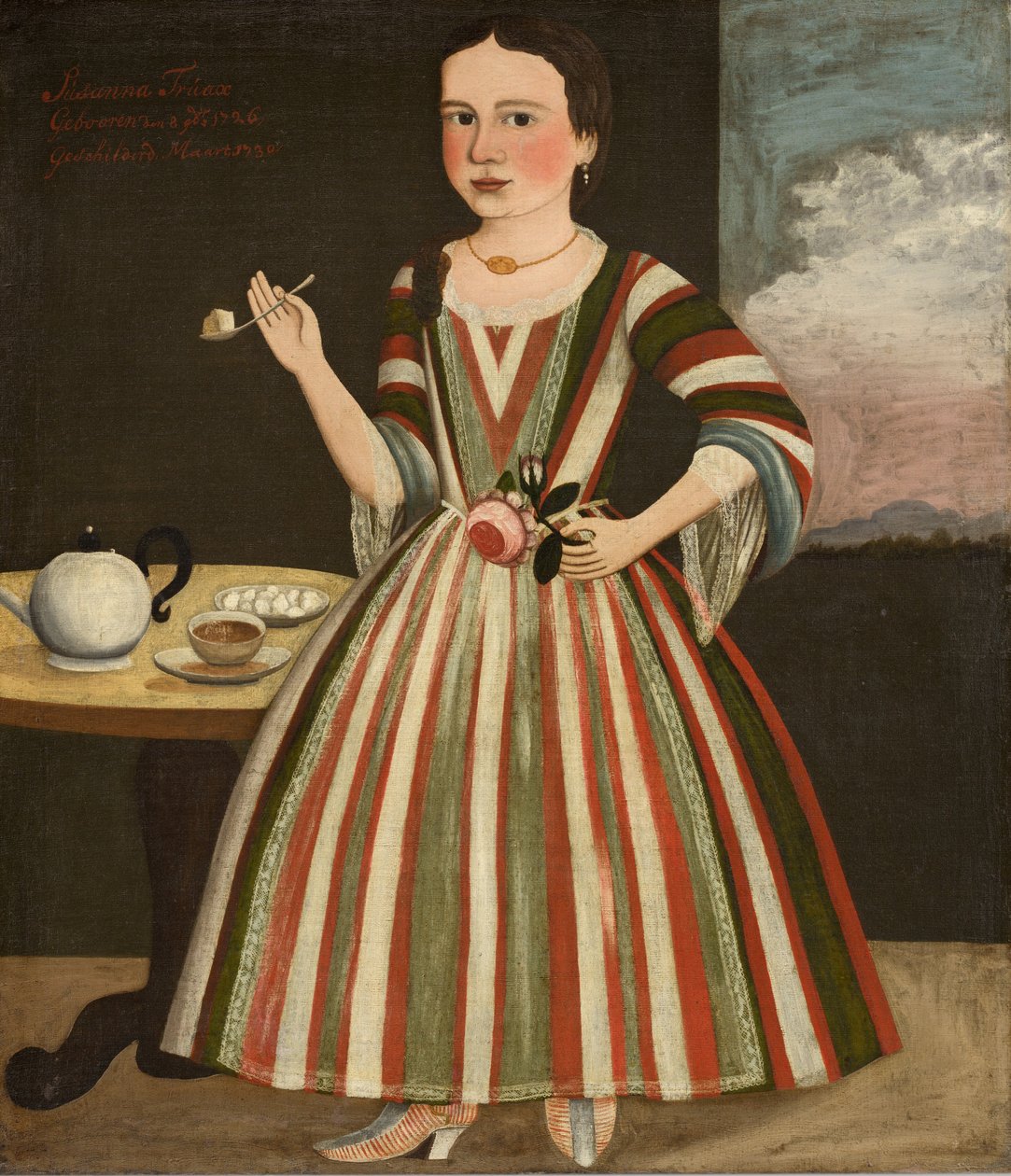 Susanna Truaxová, 1730. od Pieter Vanderlyn