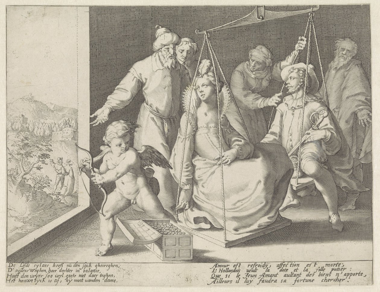 Svatební měřítko od Pieter de Jode (I) (attributed to)